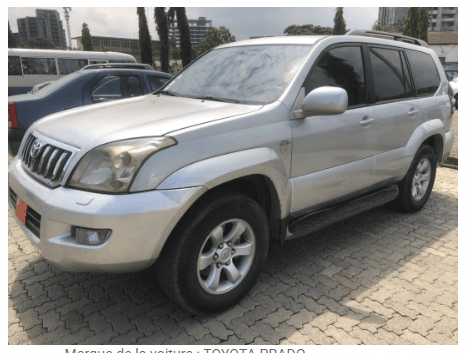 TOYOTA PRADO G.X. ANNÉE 2008