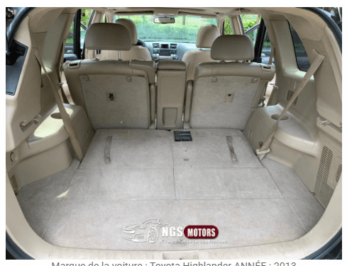 TOYOTA HIGHLANDER. ANNÉE 2013 — Photo 5