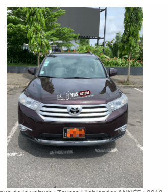 TOYOTA HIGHLANDER. ANNÉE 2013 — Photo 8