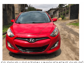 HYUNDAI ELENTRA. ANNÉE 2012