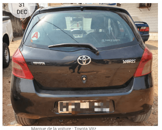 TOYOTA YARIS. ANNÉE 2008 - vitrine 2