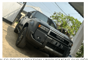 TOYOTA PRADO ANNÉE : 2024 - vitrine 1