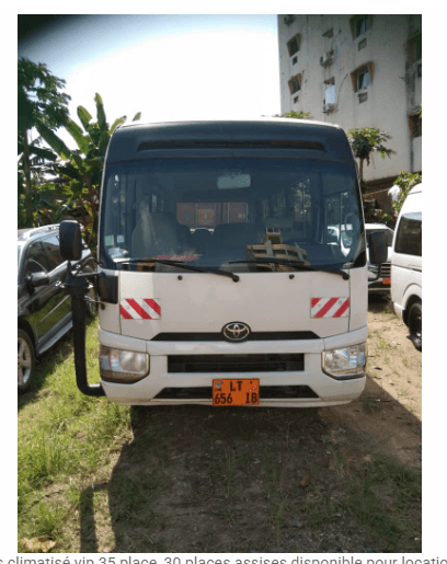 BUS CLIMATISÉ VIP DISPONIBLE POUR LOCATION DOUALA